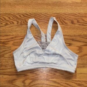 Abercrombie & Fitch Light Gray Sports Bra